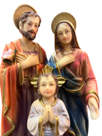 Imagem da Sagrada Família em Resina 30 cm