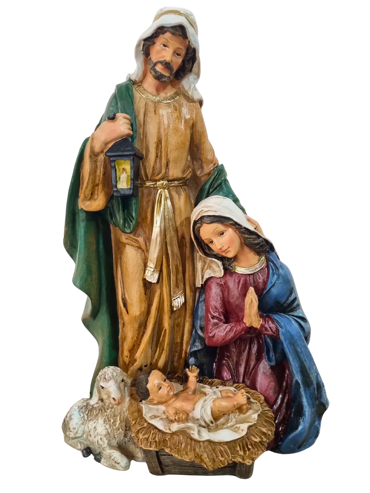 Imagem da Sagrada Família em Resina 31 cm