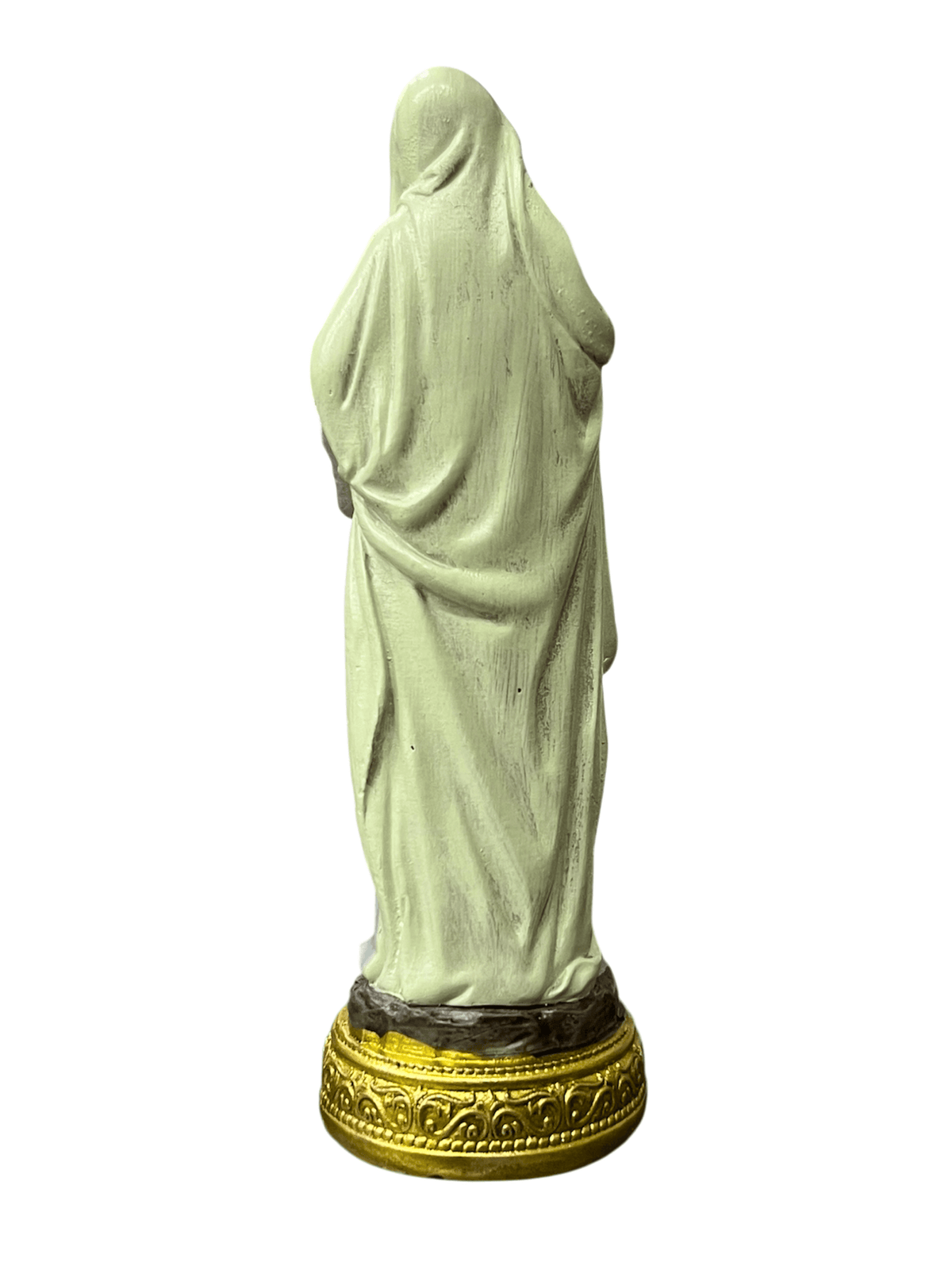Imagem de Nossa Senhora Grávida em Resina Colorida 13 cm