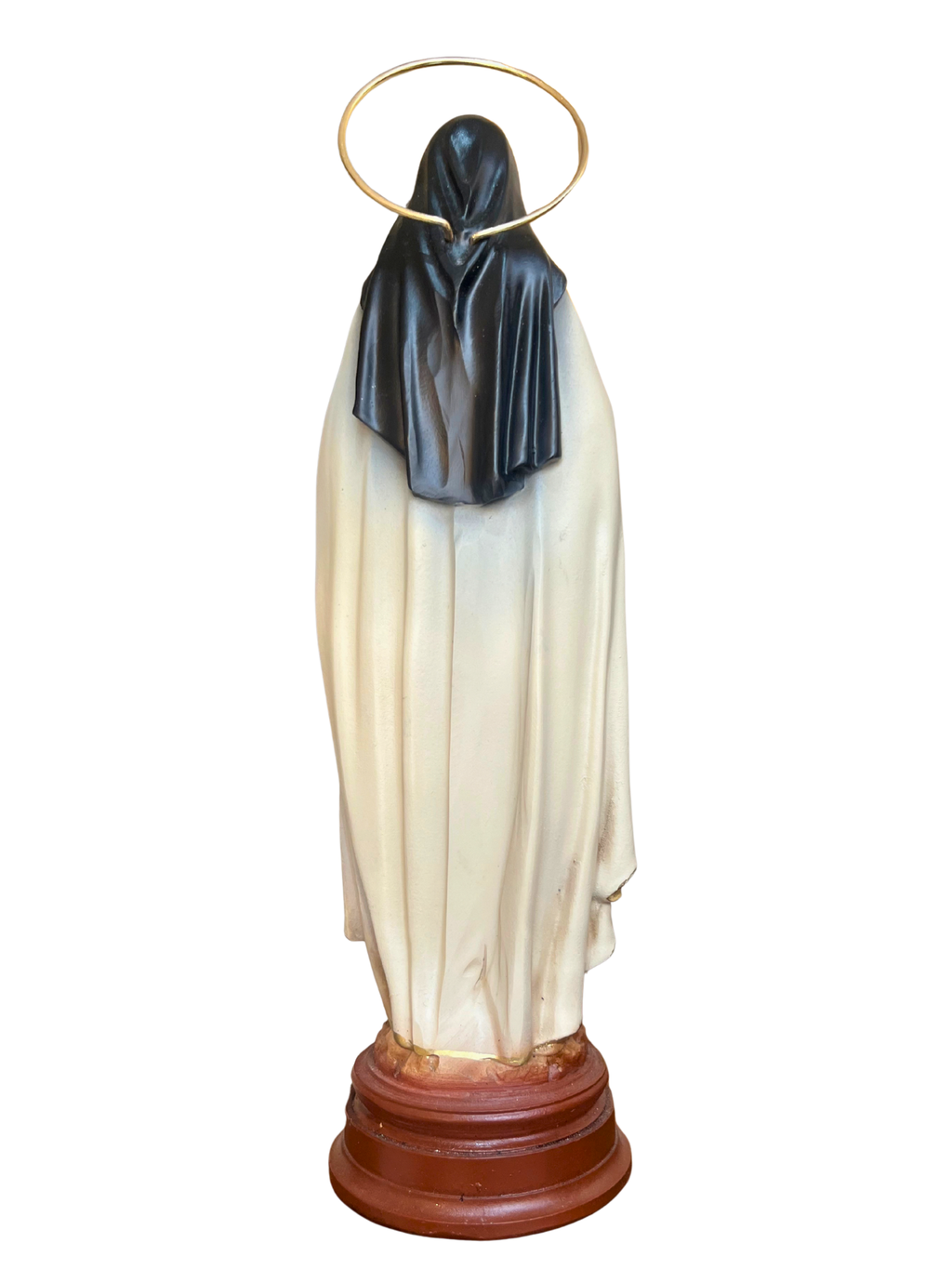 Imagem de Santa Terezinha em Pó de Mármore colorida 25 cm