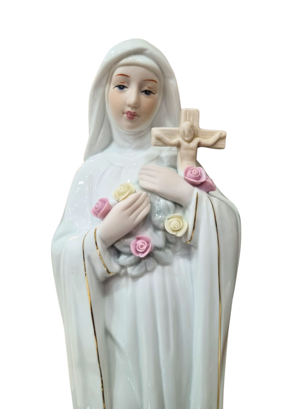 Imagem de Santa Terezinha em Porcelana 30 cm