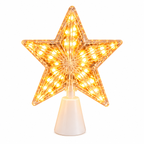 Estrela iluminada de brinde para o topo da árvore