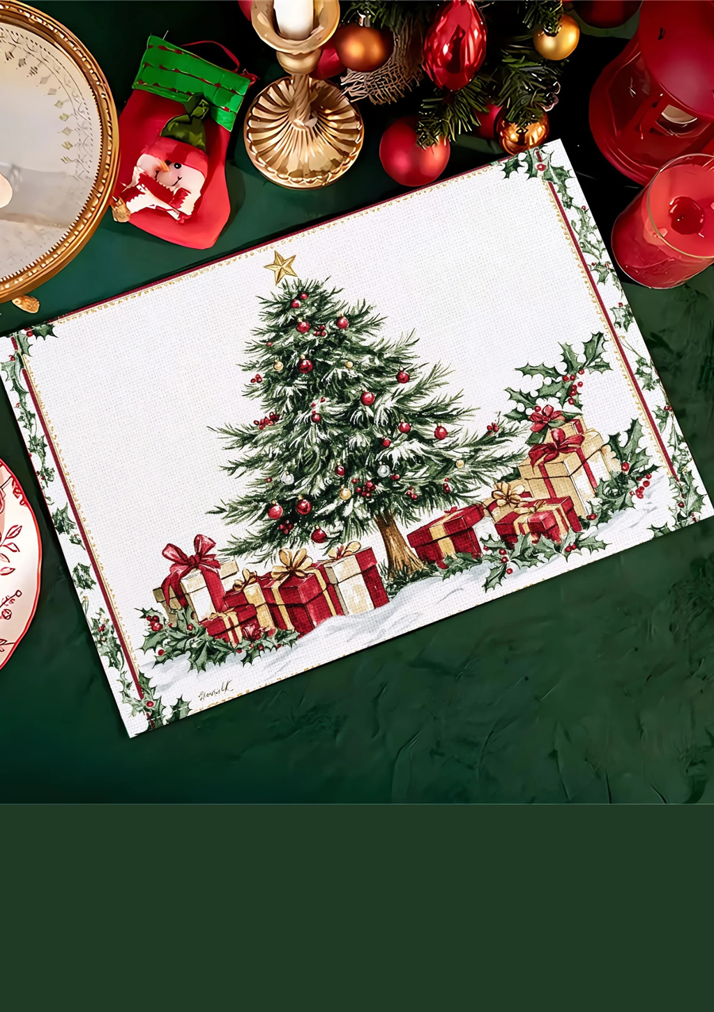 Jogo Americano de Natal Quebra-Nozes