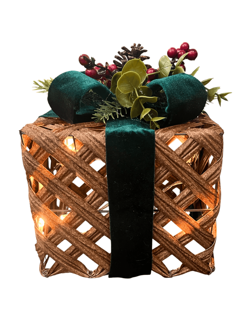 Kit Decorativo de Natal 3 peças com Led