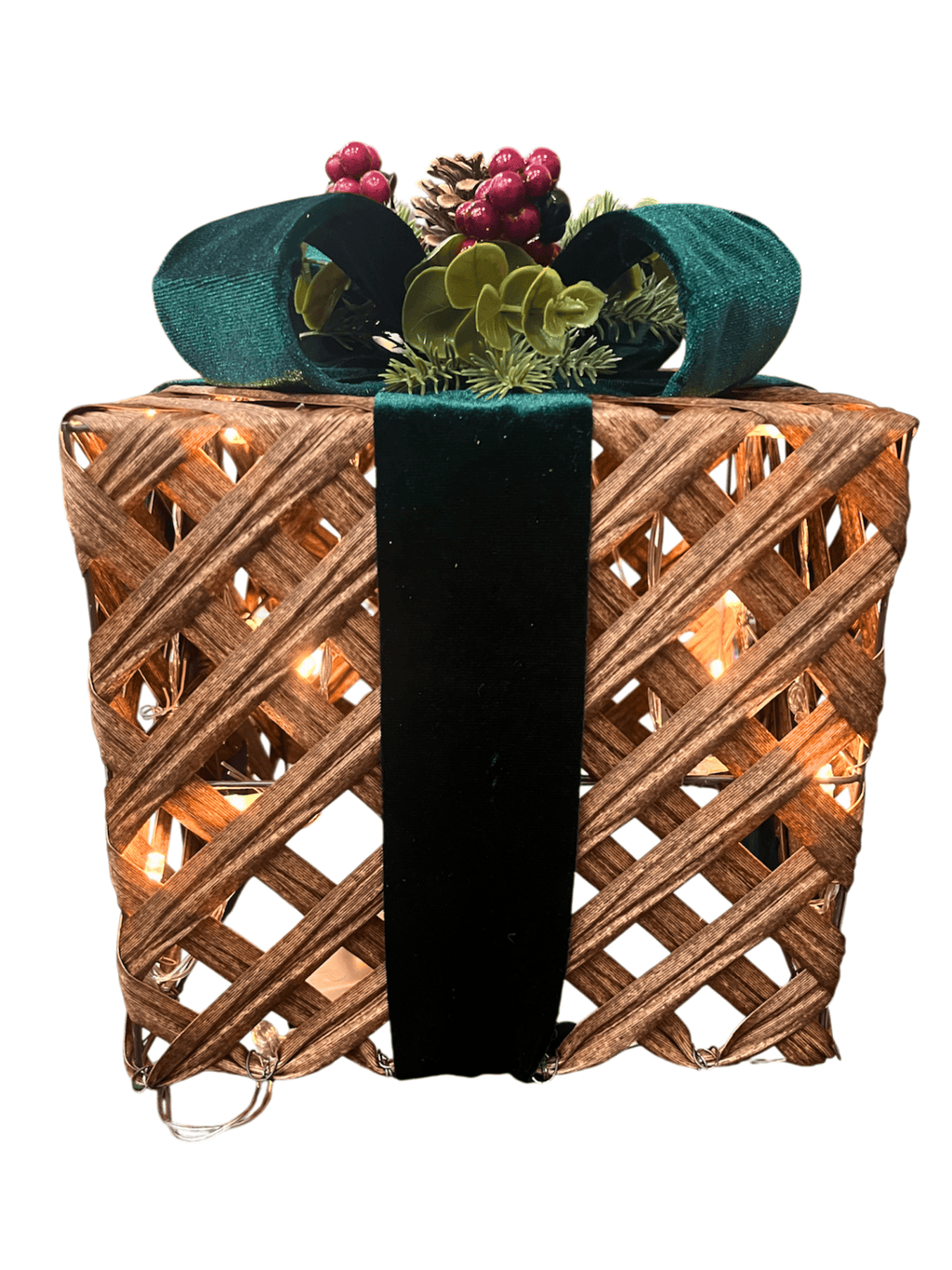 Kit Decorativo de Natal 3 peças com Led
