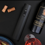 Kit de Abridor de Vinho Elétrico com Saca-Rolhas Decanter e Acessórios