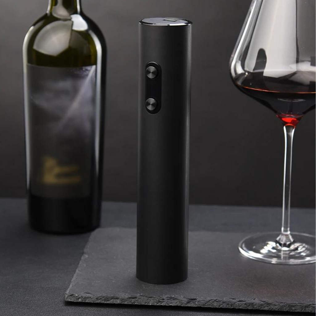 Kit de Abridor de Vinho Elétrico com Saca-Rolhas Decanter e Acessórios