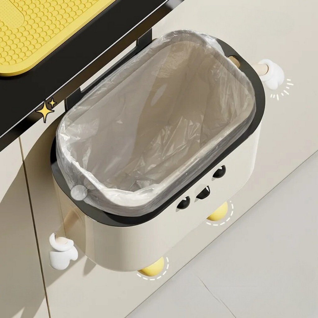 Lixeira de Parede para Cozinha 9L/12L com Tampa
