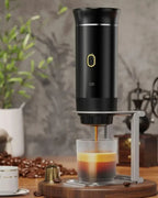 Máquina de Café Expresso Portátil Elétrica 3 em 1 Cápsulas e Pó Sem Fio