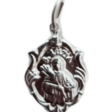 Medalha de Santa Luzia em Prata de Lei 925