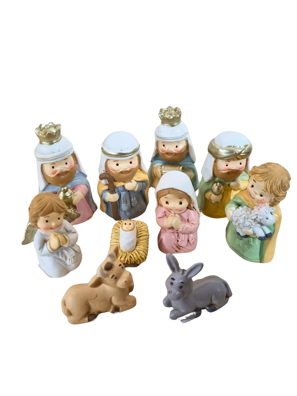 Mini Presépio 10 peças 5,5 cm