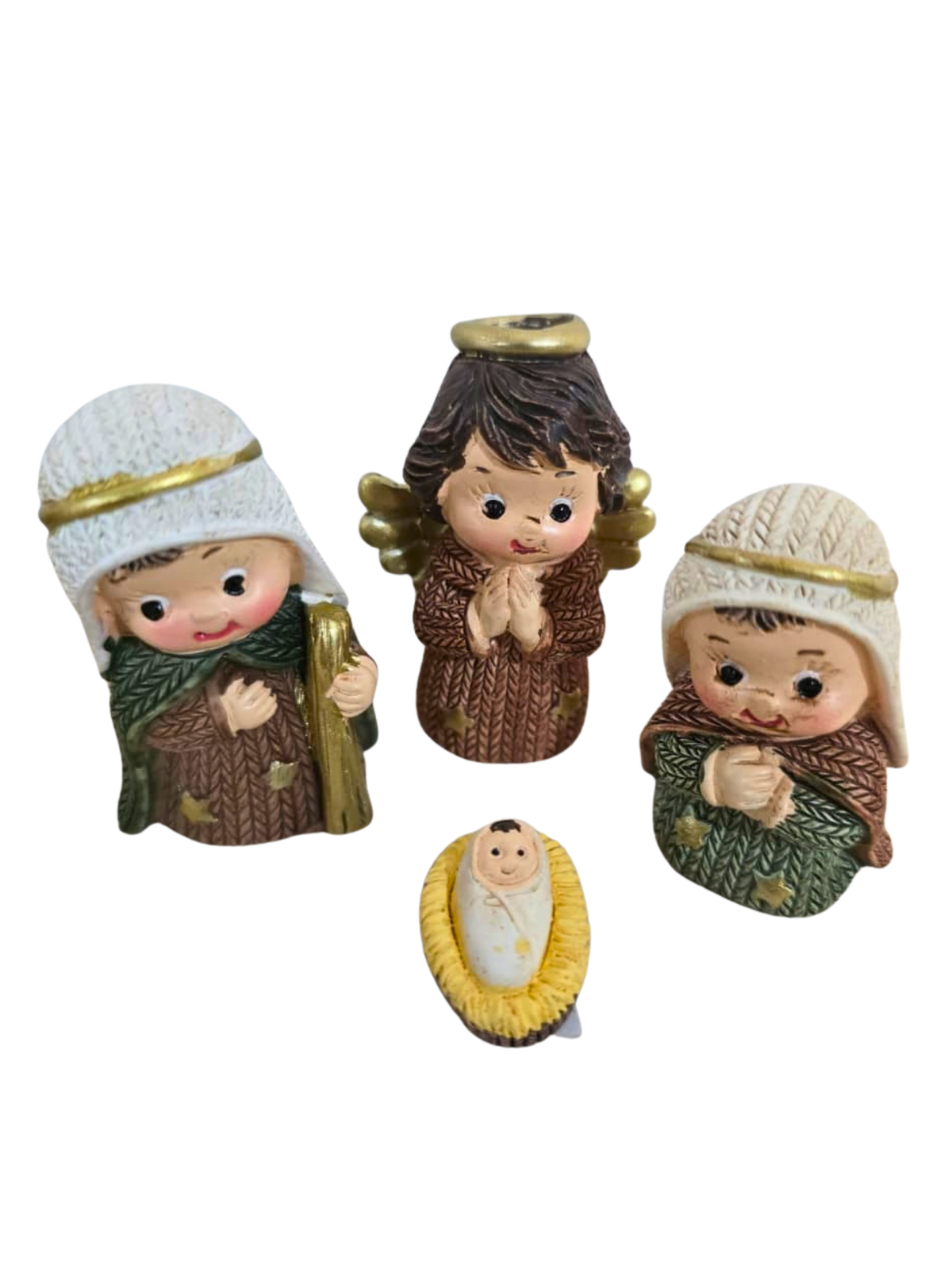 Mini Presépio em Resina 10 peças 6 cm