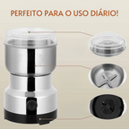 Mini Moedor Elétrico em Aço Inoxidável
