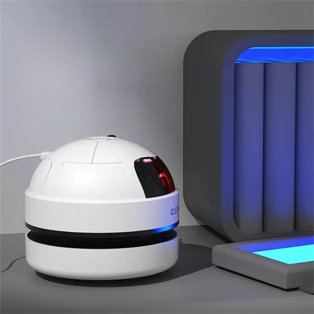 Mini Robô Aspirador de Pó Cleaner Recarregável USB