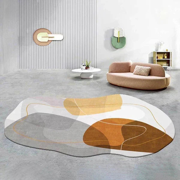 PROMO OUTLET - Tapete Decorativo Orgânico Abstrato Irregular - Nordic Europe