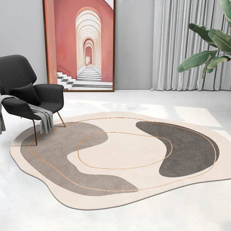 PROMO OUTLET - Tapete Decorativo Orgânico Abstrato Irregular - Nordic Europe