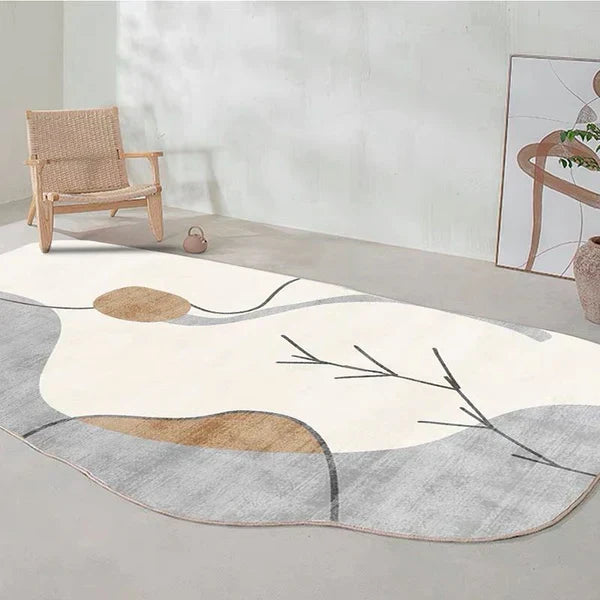 PROMO OUTLET - Tapete Decorativo Orgânico Abstrato Irregular - Nordic Europe