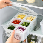 Organizador de Geladeira com Divisórias