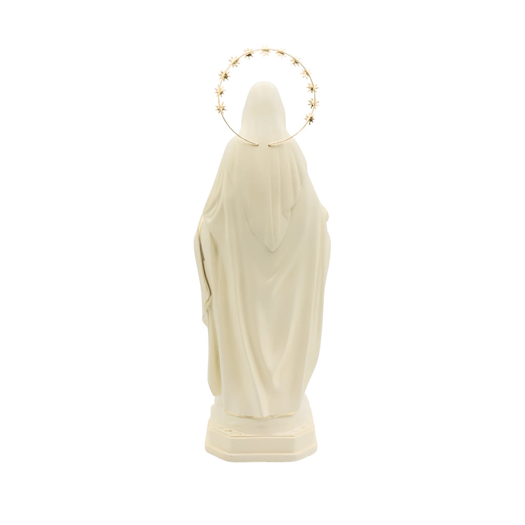 Imagem Nossa Senhora das Graças Francesa com auréola 30 cm marfim