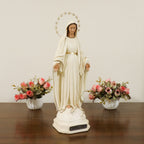 Imagem Nossa Senhora das Graças Francesa com auréola 30 cm marfim