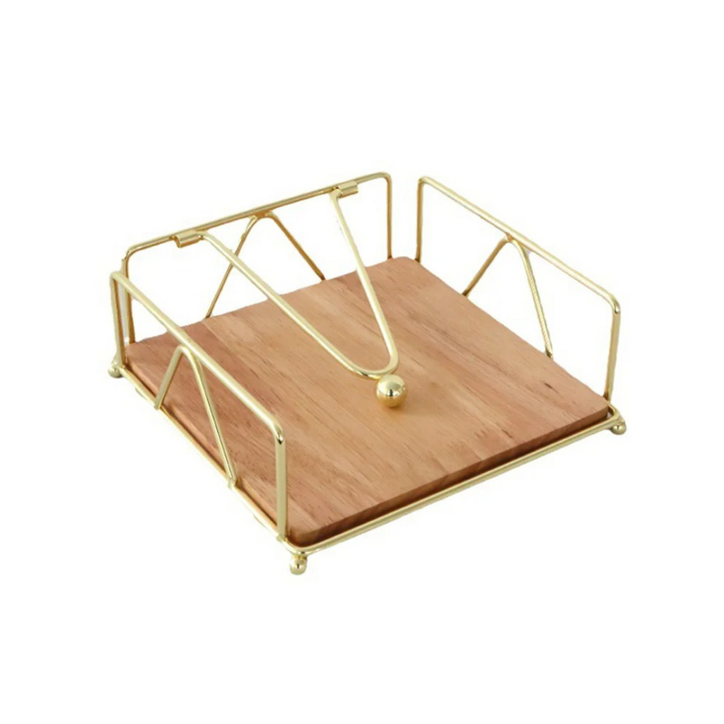Porta-Guardanapos de Metal com Braço Tensor Estilo Retro