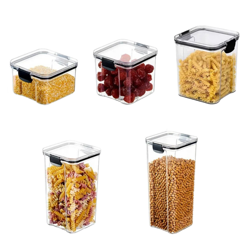 Pote de Armazenamento de Alimentos com Vedação à Prova de Umidade