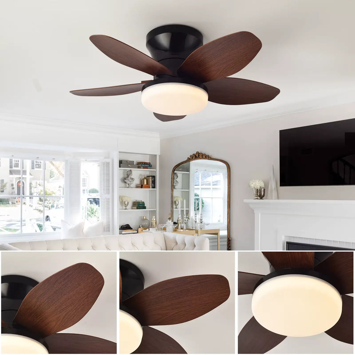 Ventilador de Teto Moderno e Compacto ZenithBreeze® Compact