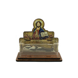 Esquife de Padre Pio em MDF e Acrílico