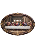 Quadro da Santa Ceia 3D 30 x 20 cm