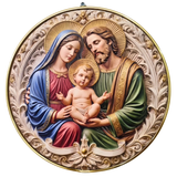 Quadro em Resina Da Sagrada Família 20 cm