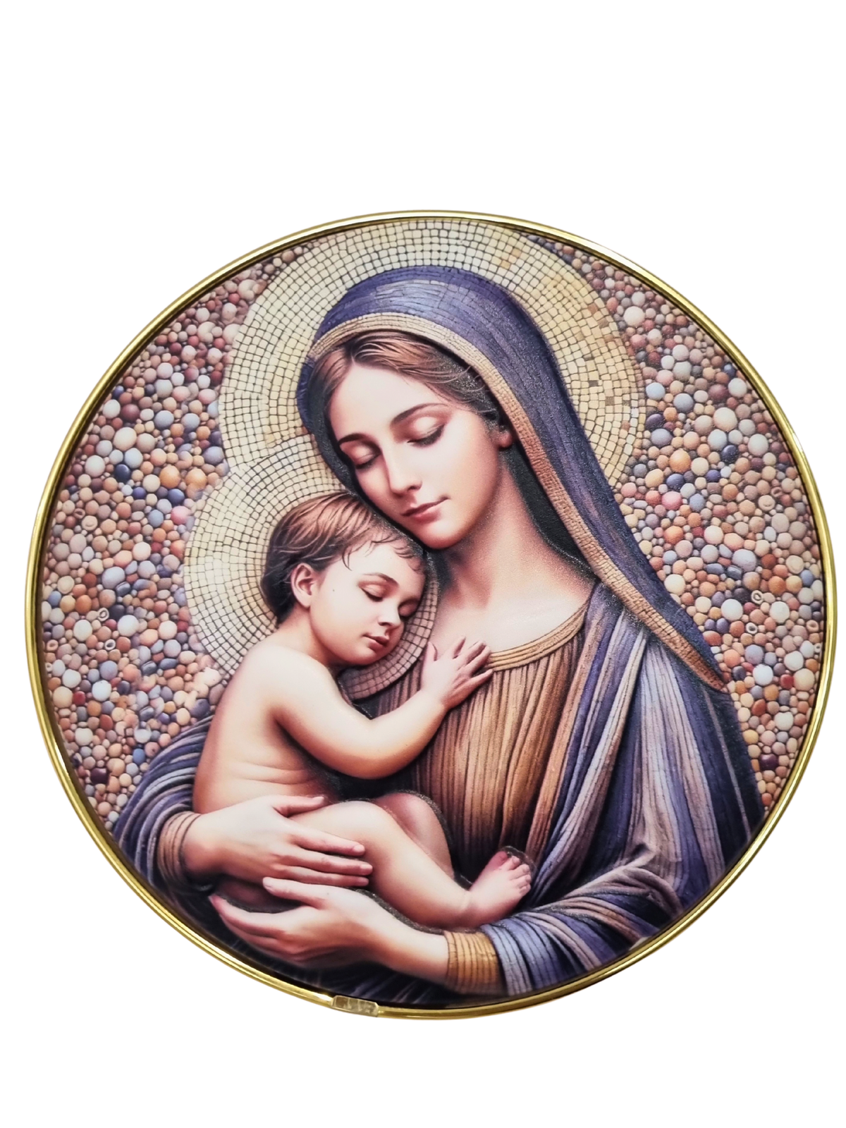 Quadro em Resina Figura Madona 20 cm