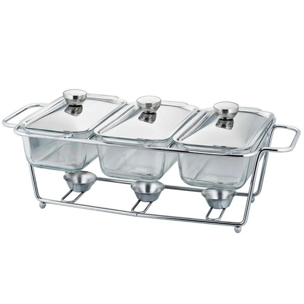 Rechaud Aquecedor de Alimentos Luxo para Buffet