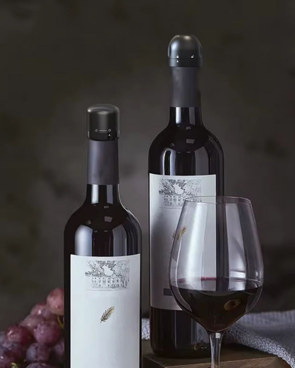 Rolha de Vinho e Espumante a Vácuo com Trava Giratória