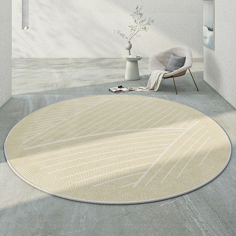 Tapete Decorativo Moderno Redondo - Coleção Japão