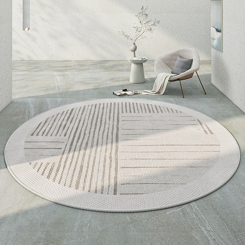 Tapete Decorativo Moderno Redondo - Coleção Japão