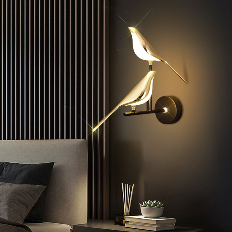 Luminária LED decorativa Luxo - Pássaro Lumis