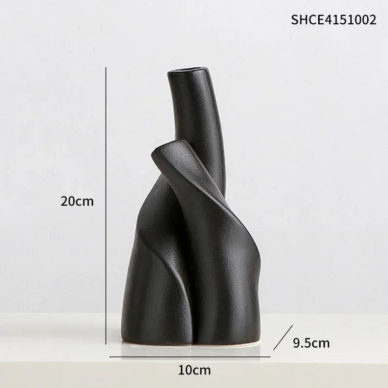 Vaso Escultura Harmonia Minimalista: A Elegância da Simplicidade