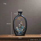 Vaso Escultura Montanhas Serenas