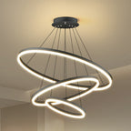 Lustre Pendente Circular Triplo em Led - Nordic Europe