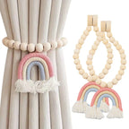Amarra de Cortinas Infantis Boho Arco-Íris