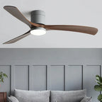 Ventilador de teto moderno com Iluminação e Controle Remoto - ZenithBreeze X2