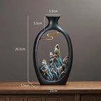 Vaso Escultura Montanhas Serenas
