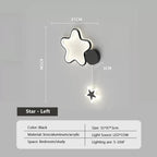 Luminária Infantil de Parede LED Cloud Star Moon