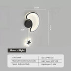 Luminária Infantil de Parede LED Cloud Star Moon