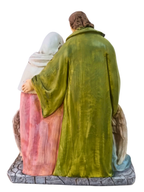 Sagrada Família com Anjo em Resina 20 x 17 cm