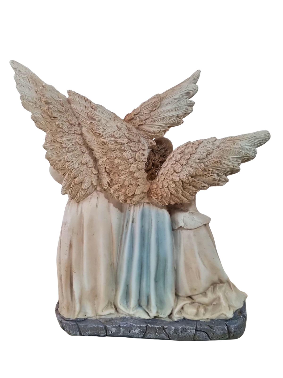 Sagrada Família com Anjo em Resina 25 x 21 cm