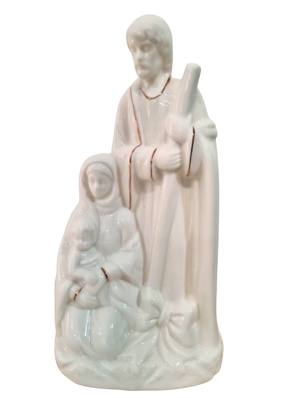 Sagrada Família em Porcelana com Led 23 x 13 cm