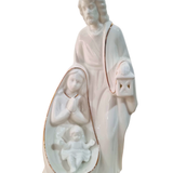 Sagrada Família em Porcelana com Led 25 x 13 cm