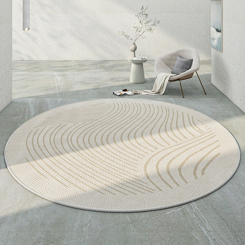 Tapete Decorativo Moderno Redondo - Coleção Japão