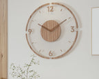 Relógio de Parede Decorativo Moderno de Madeira - WoodCraft Elite